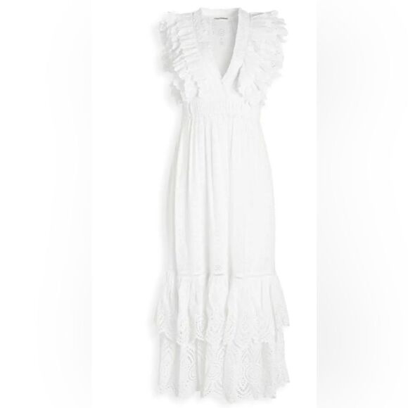 Ulla Johnson Demna Dress Pristine White - Picture 3 of 8
